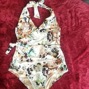 Anthropologie ruffle swimsuit